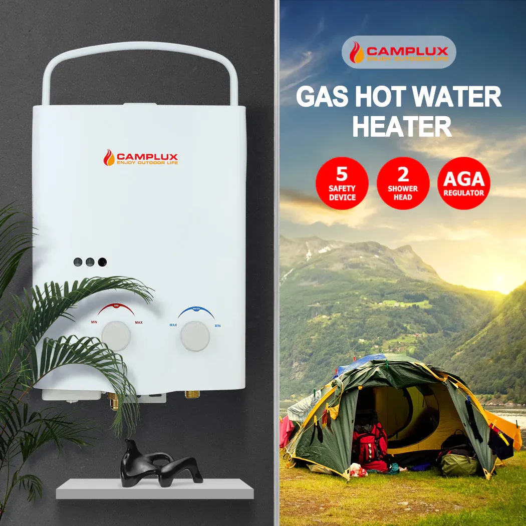 Camplux AY132P43 chauffe-eau portable 5L avec pompe extérieur