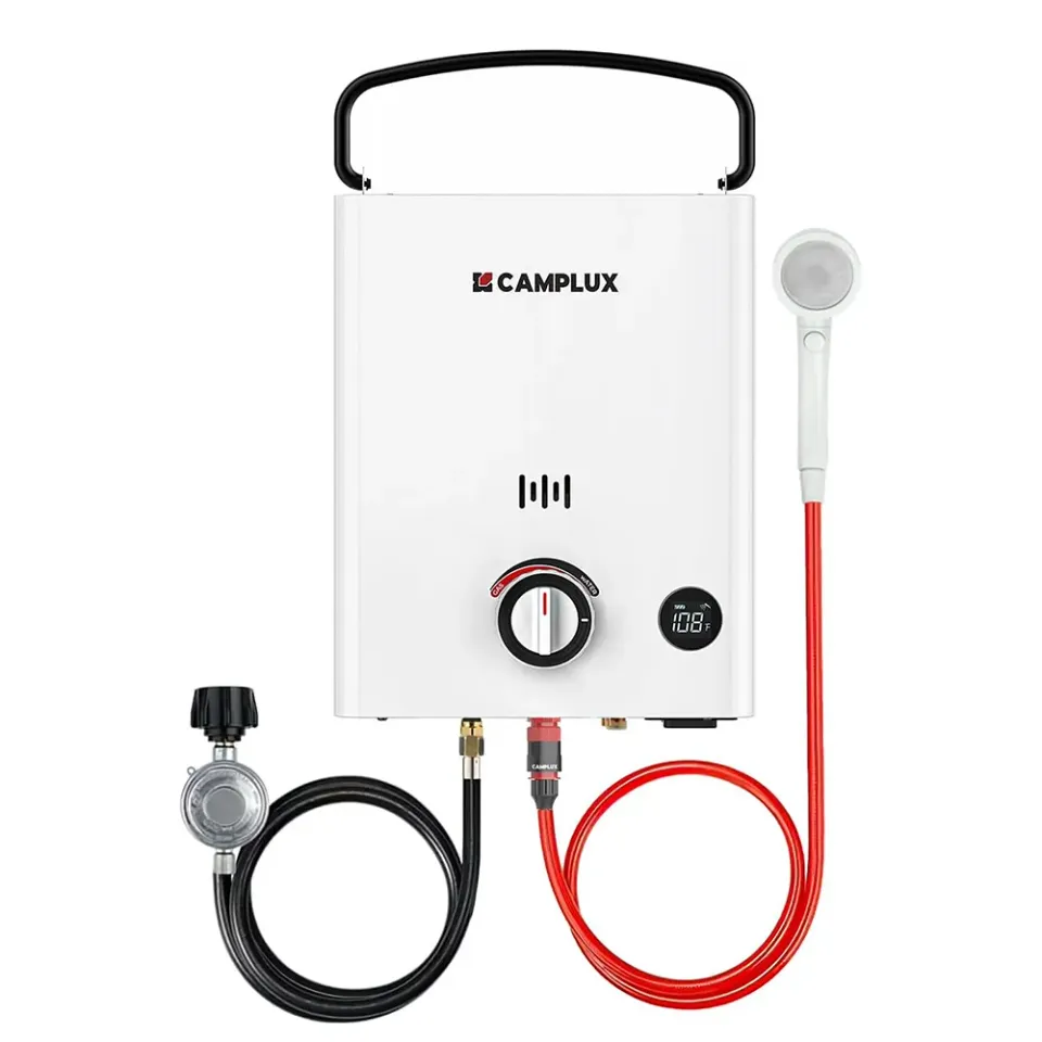 Camplux First F5 chauffe-eau gaz portable extérieur 5 L