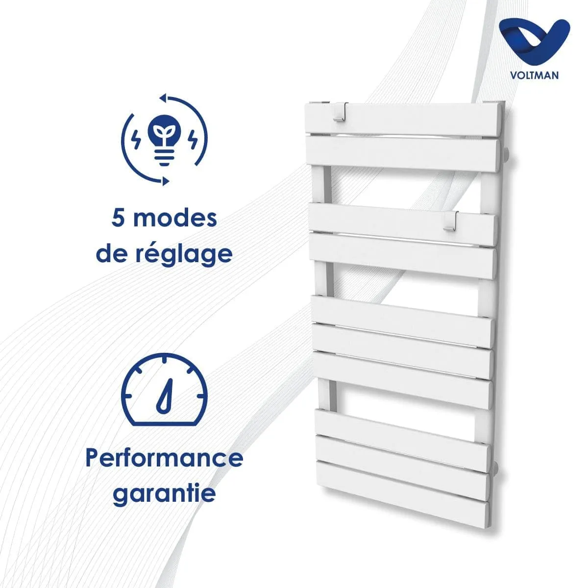 Voltman VOM540024 sèche-serviettes 500 W programmable