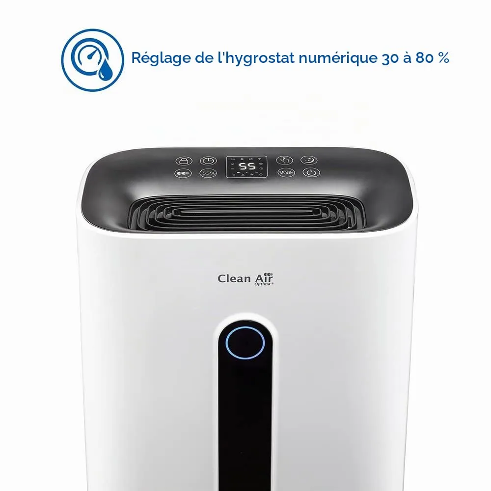 Clean Air Optima CA-705 Smart déshumidificateur 16 L/jour