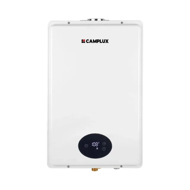 Camplux chauffe-eau gaz sans réservoir 5,28 GPM gaz naturel blanc