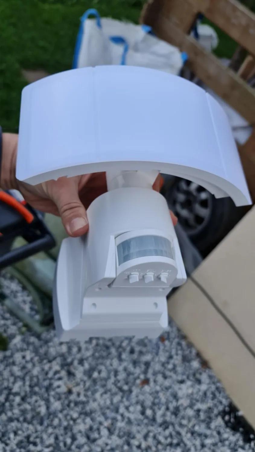 Voltman Naos applique murale détecteur 1000lm IP44