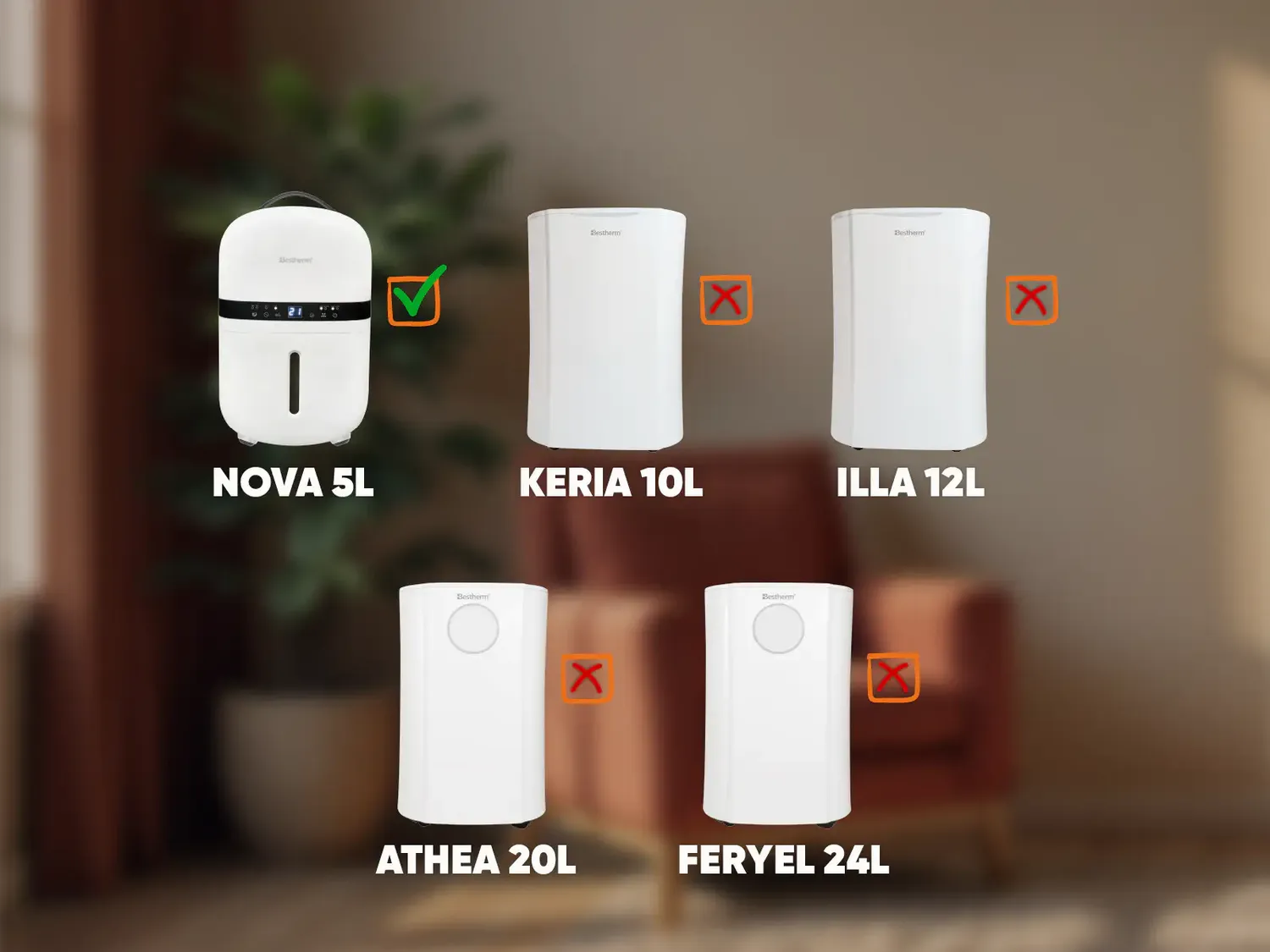 Bestherm filtre HEPA Nova 5L anti-pollen