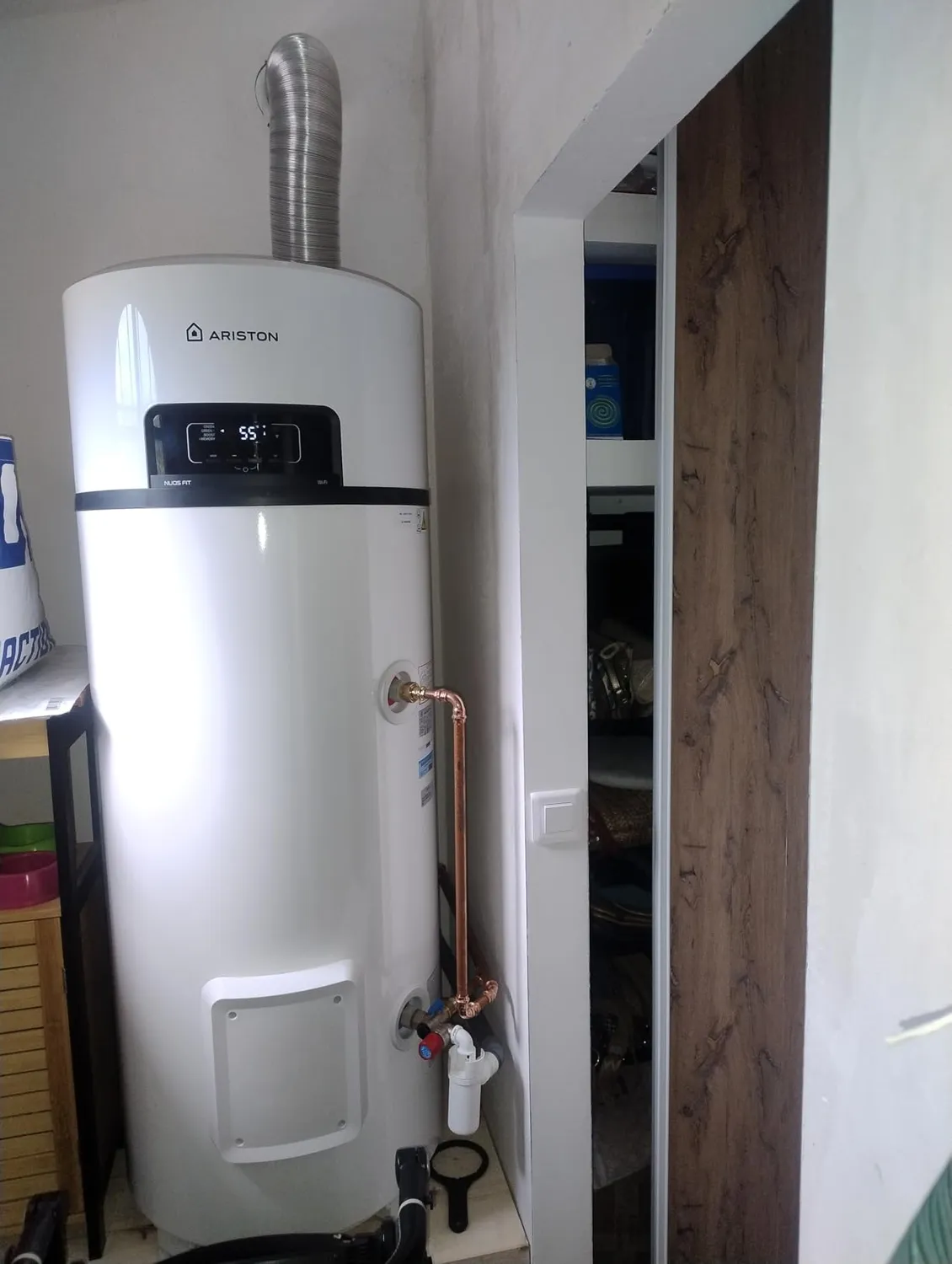 Ariston Nuos Fit Wifi 200L chauffe-eau thermodynamique A+
