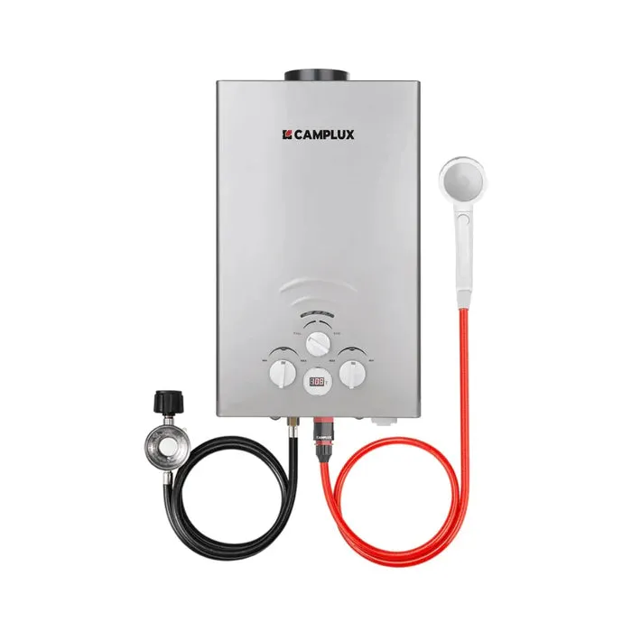 Camplux Pro chauffe-eau portable 10 L avec pompe