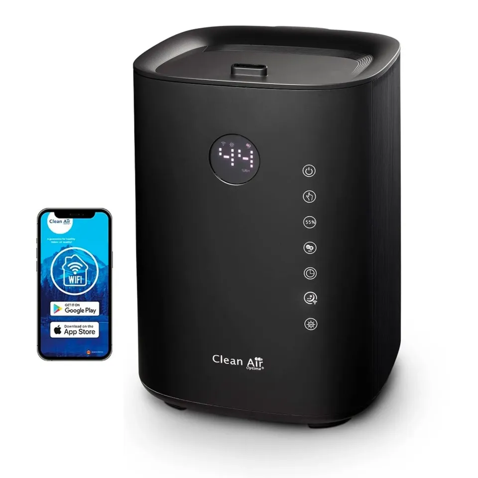 Clean Air Optima CA-604 humidificateur noir 55 m² ultrason