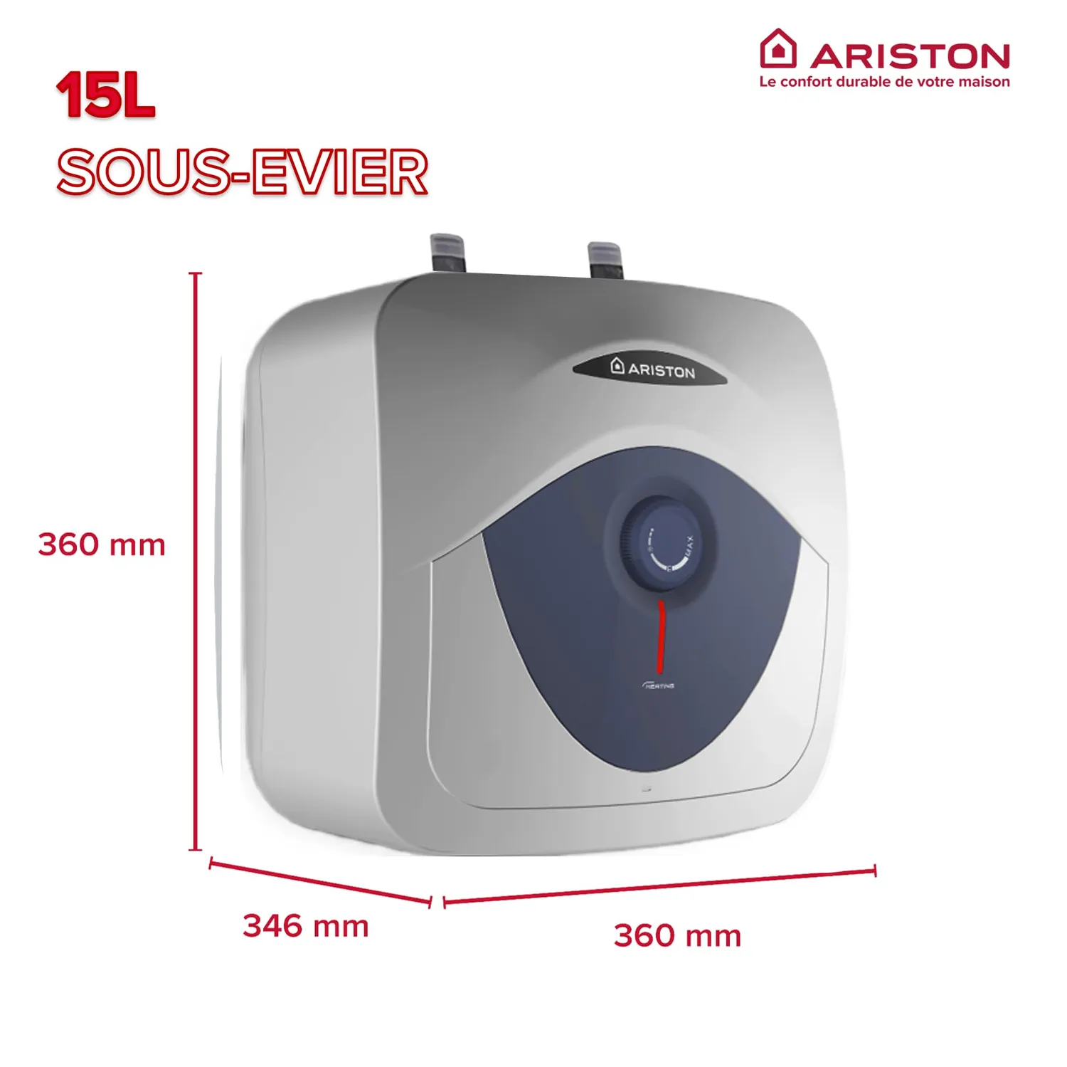 Ariston Blu Evo RS 15 L chauffe-eau sous-évier 2000 W