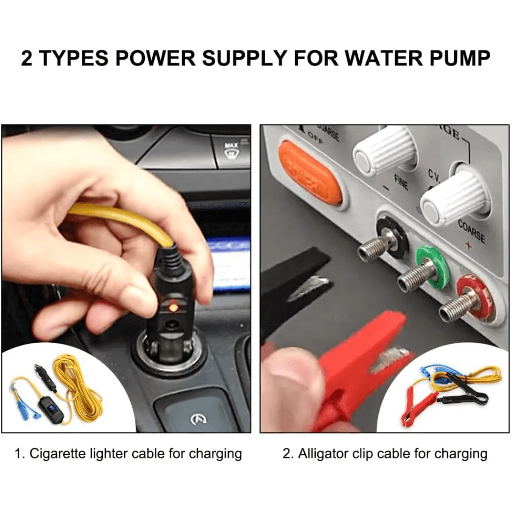 Camplux BW158 chauffe-eau gaz portable 6 L kit pompe argent