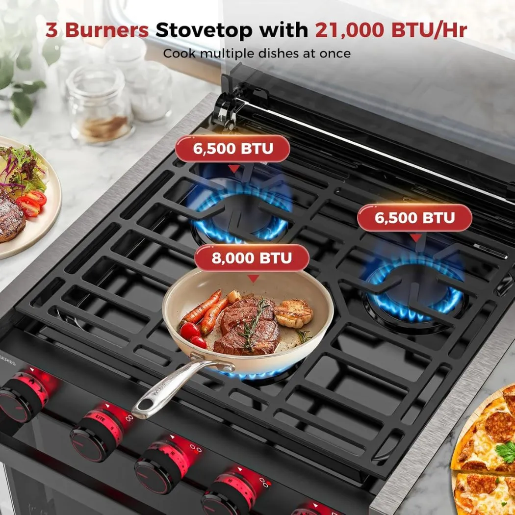 Camplux Elite cuisinière camping-car four gaz 3 feux