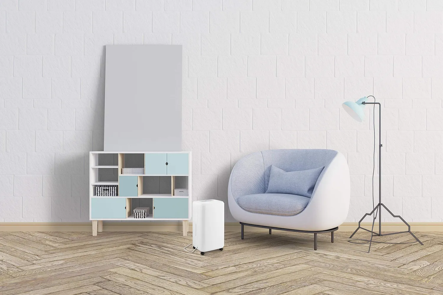 Voltman Tempo VOM541110 déshumidificateur 20 L/jour blanc
