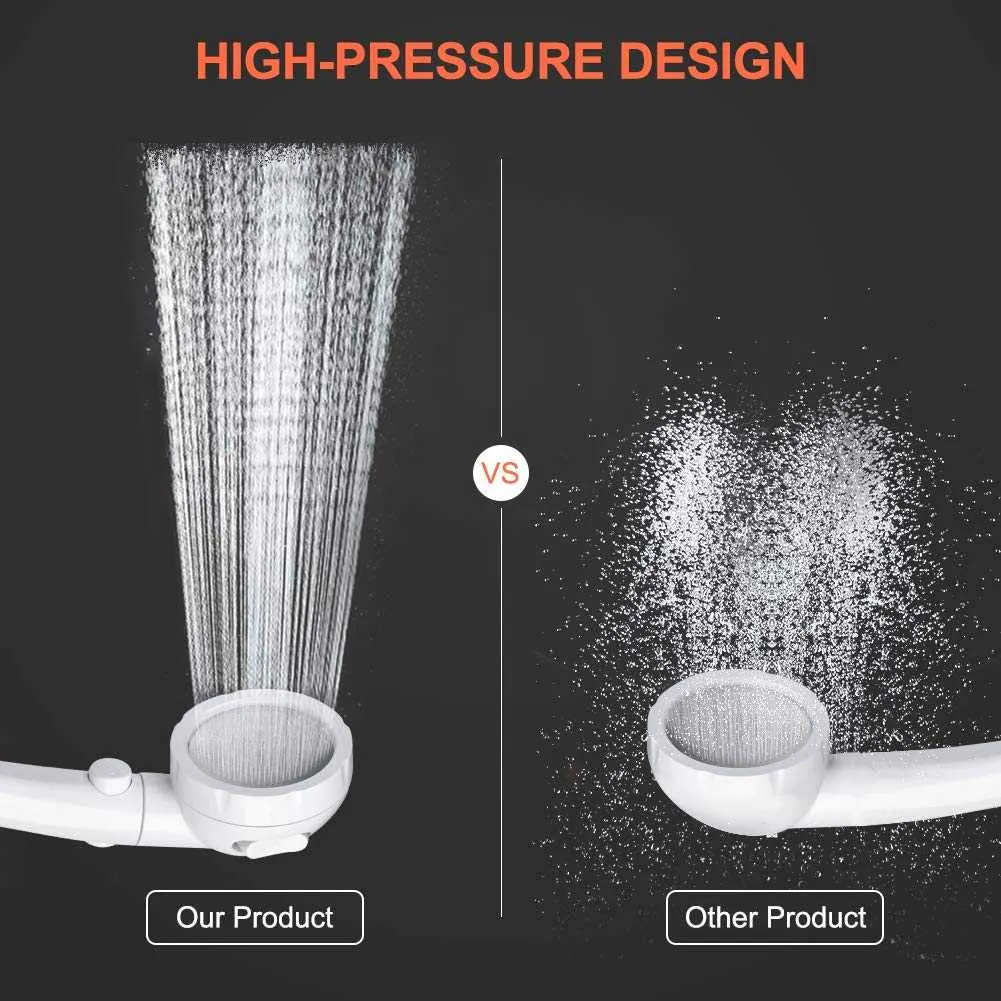 Camplux pommeau de douche haute pression avec stop 12,7cm
