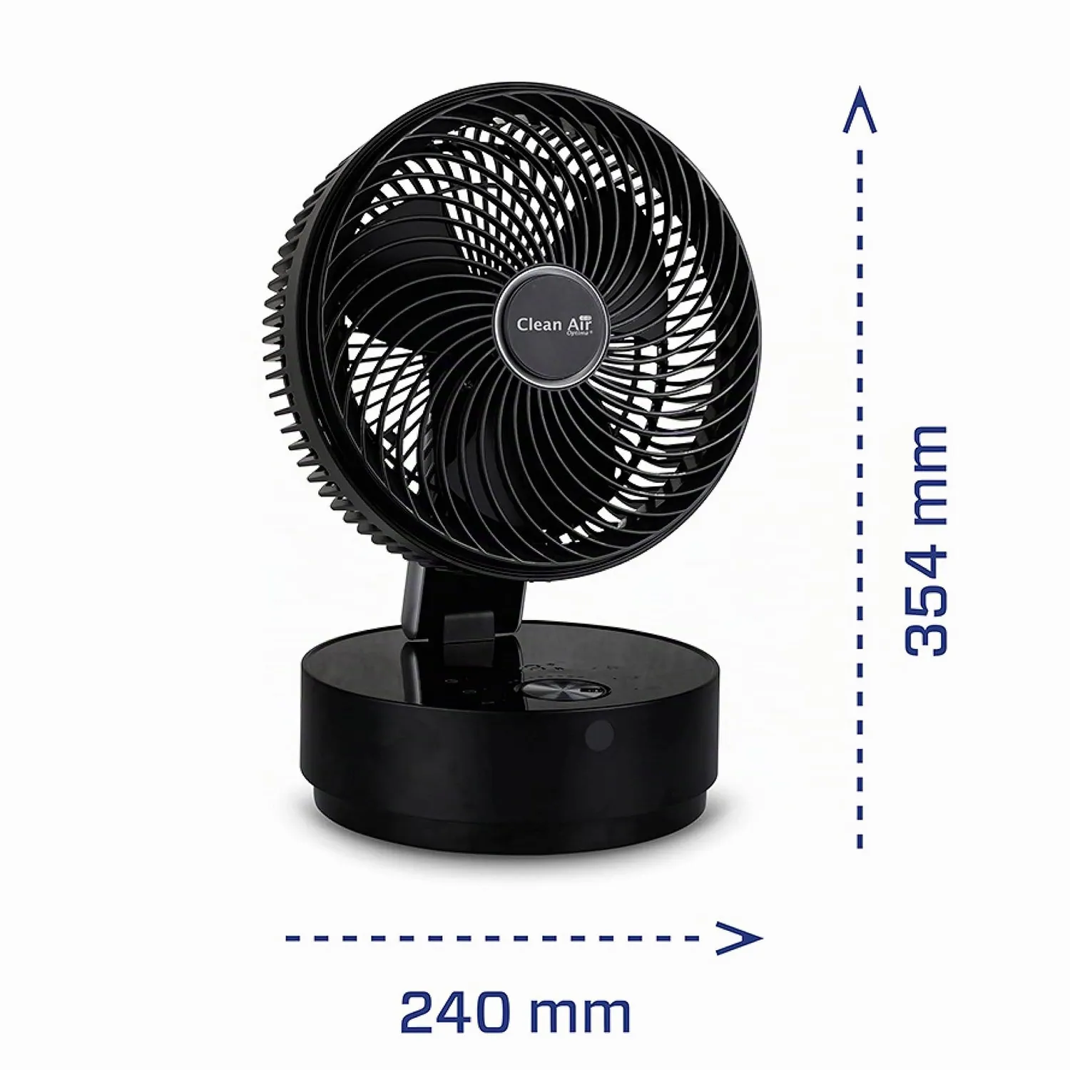 Clean Air Optima CA-404 ventilateur circulateur noir ioniseur