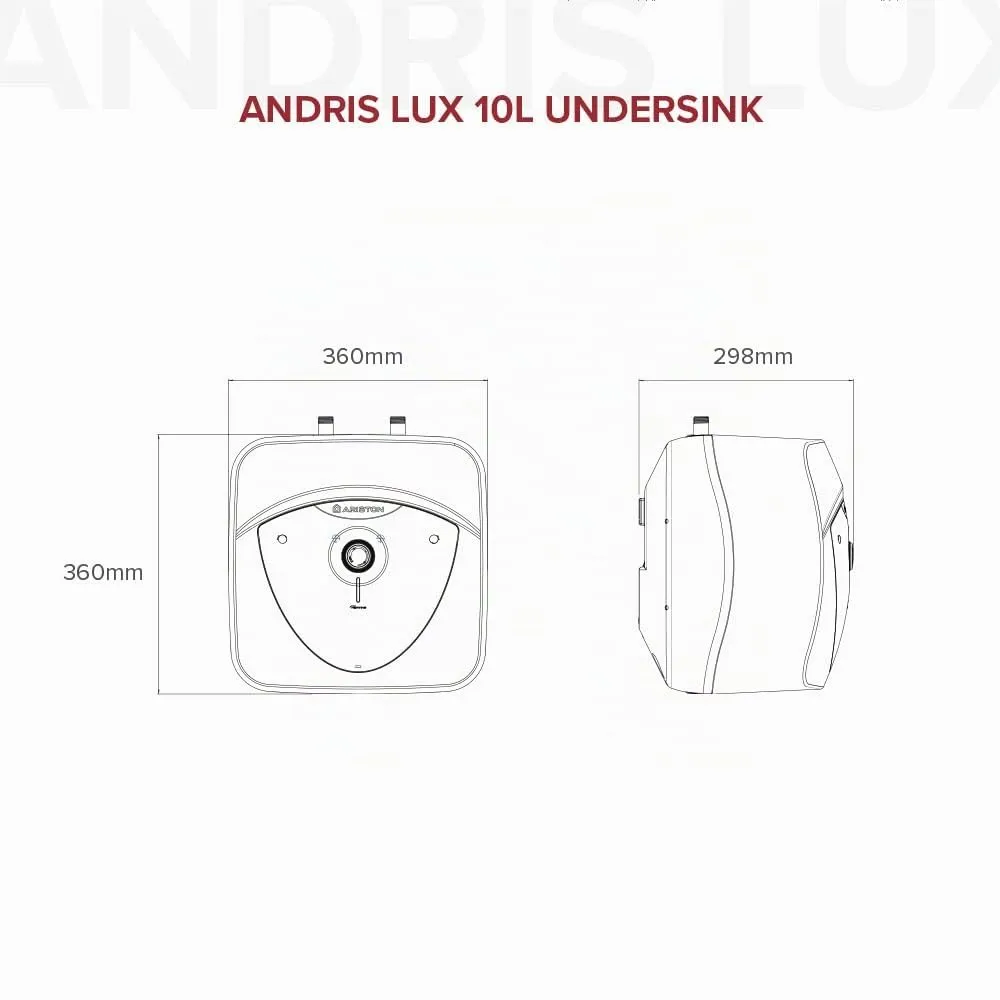 Ariston Andris Lux chauffe-eau sous-évier 10 L 2000 W