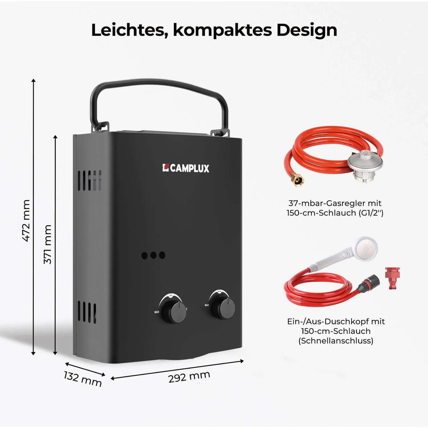 Camplux AY132B chauffe-eau gaz 5L 37 mbar