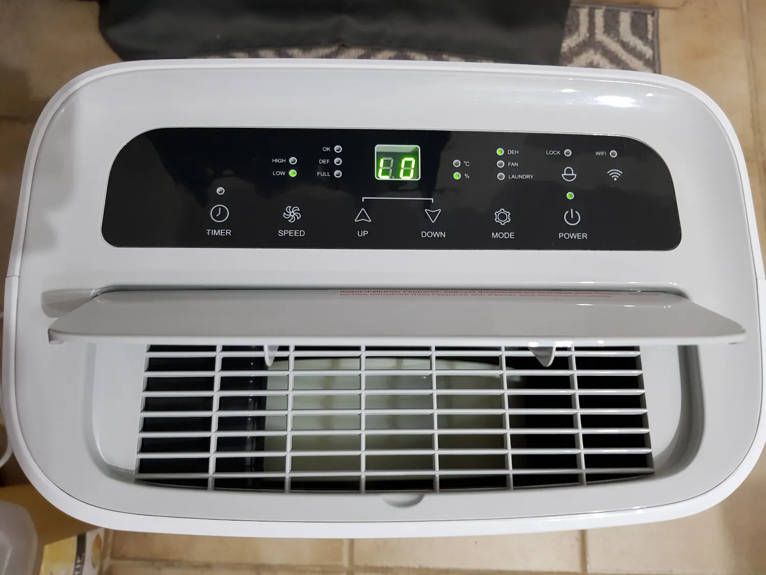 Voltman MIST-E VOM541111 déshumidificateur blanc WiFi