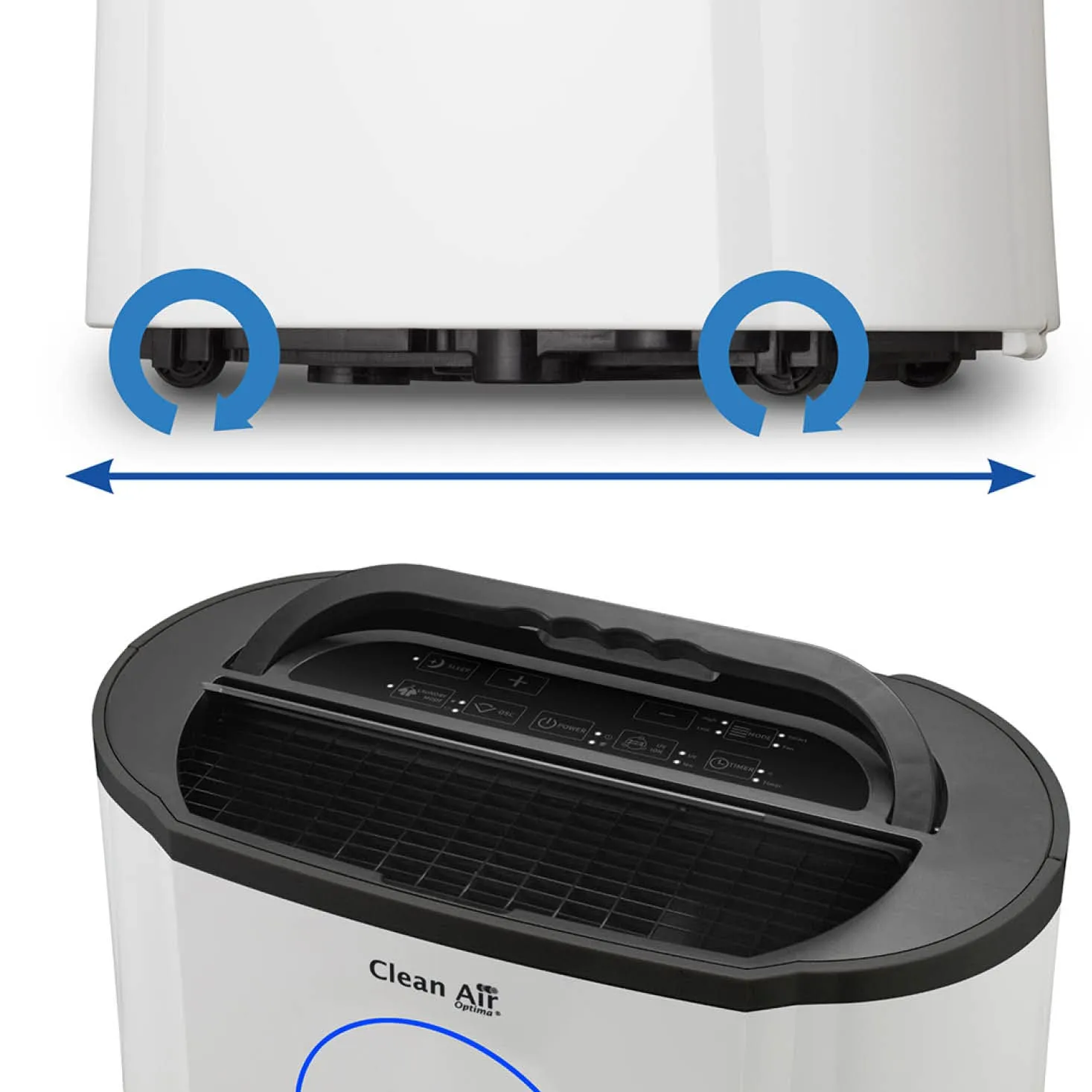 Clean Air Optima CA-704 purificateur 70 m² noir ivoire 39 dB