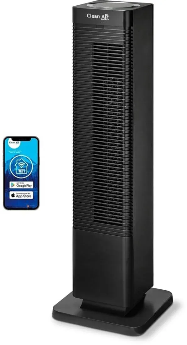Clean Air Optima CA-904 radiateur soufflant céramique noir 2000W