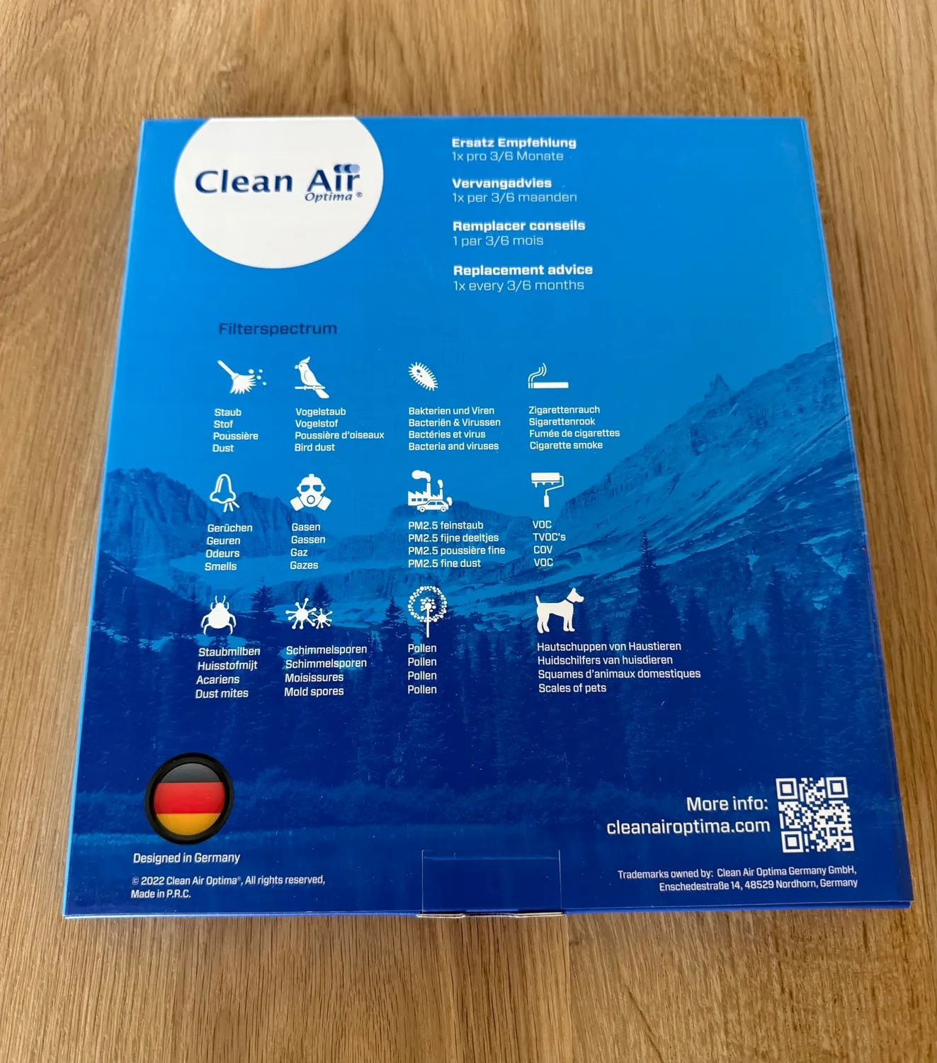 Clean Air Optima CA-707 Smart filtre purificateur HEPA H13