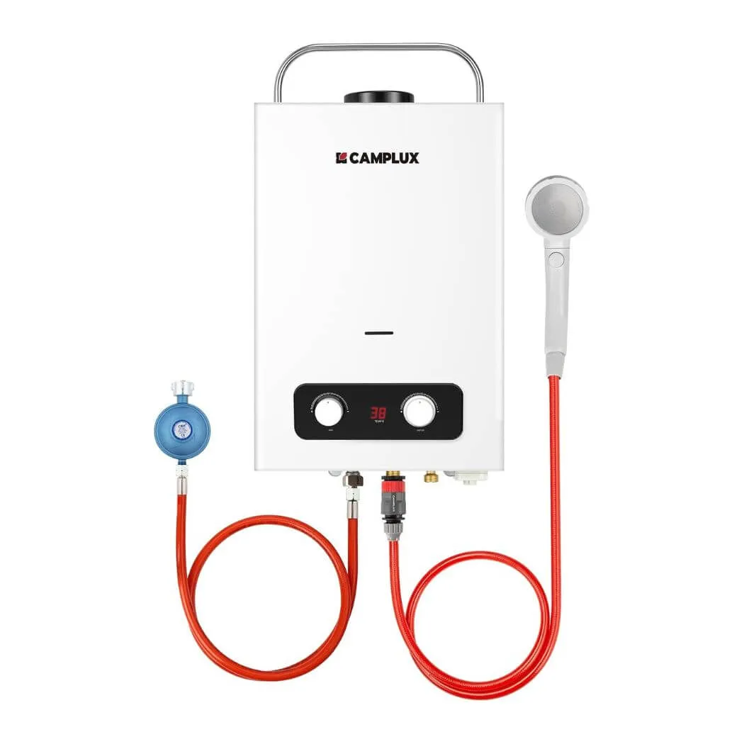 Camplux BD158 chauffe-eau gaz portable 6L 37 mbar