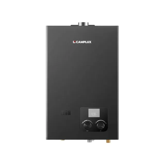 Camplux 2,64 GPM chauffe-eau gaz intérieur propane noir