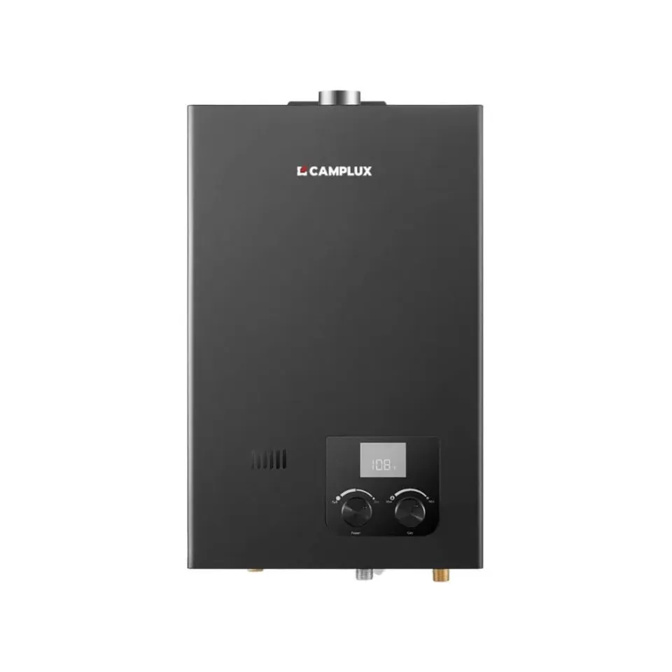 Camplux 2,64 GPM chauffe-eau gaz intérieur propane noir