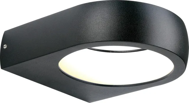 Voltman Applique filaire IP54 470lm 3000K noire
