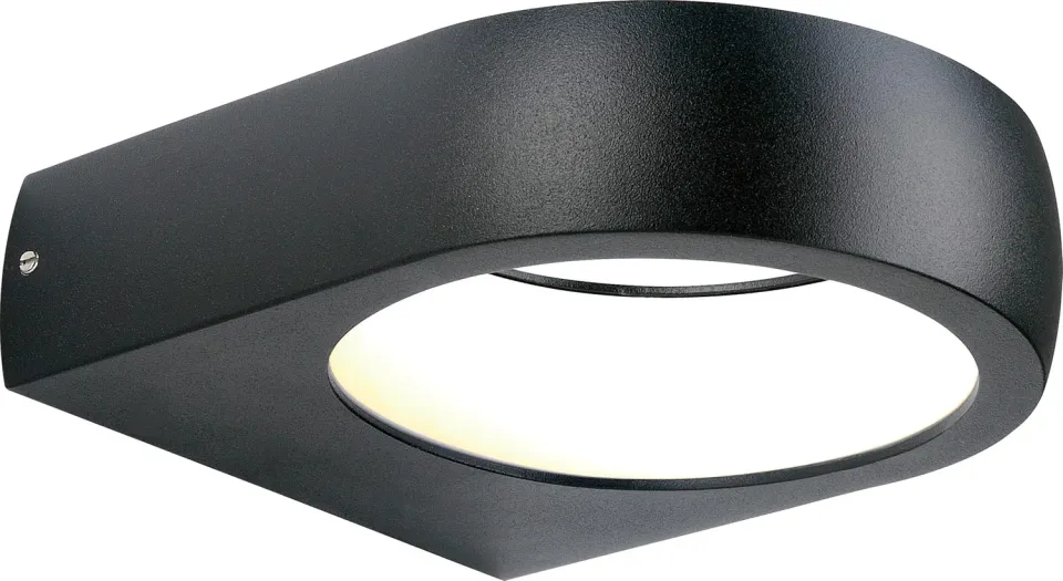 Voltman Applique filaire IP54 470lm 3000K noire