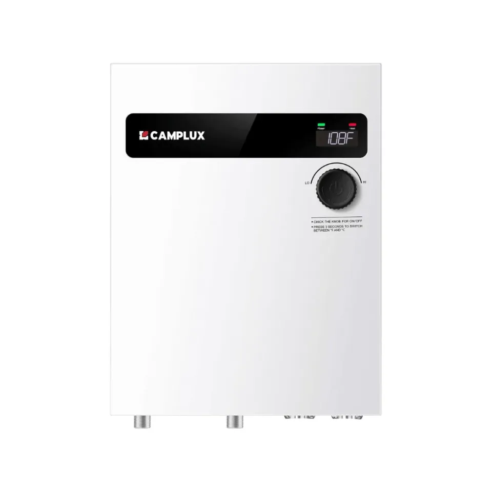 Camplux 24kW chauffe-eau électrique sans réservoir blanc