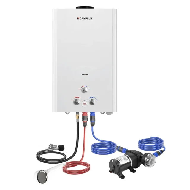 Camplux BW422P120 chauffe-eau propane 4,22 GPM kit pompe