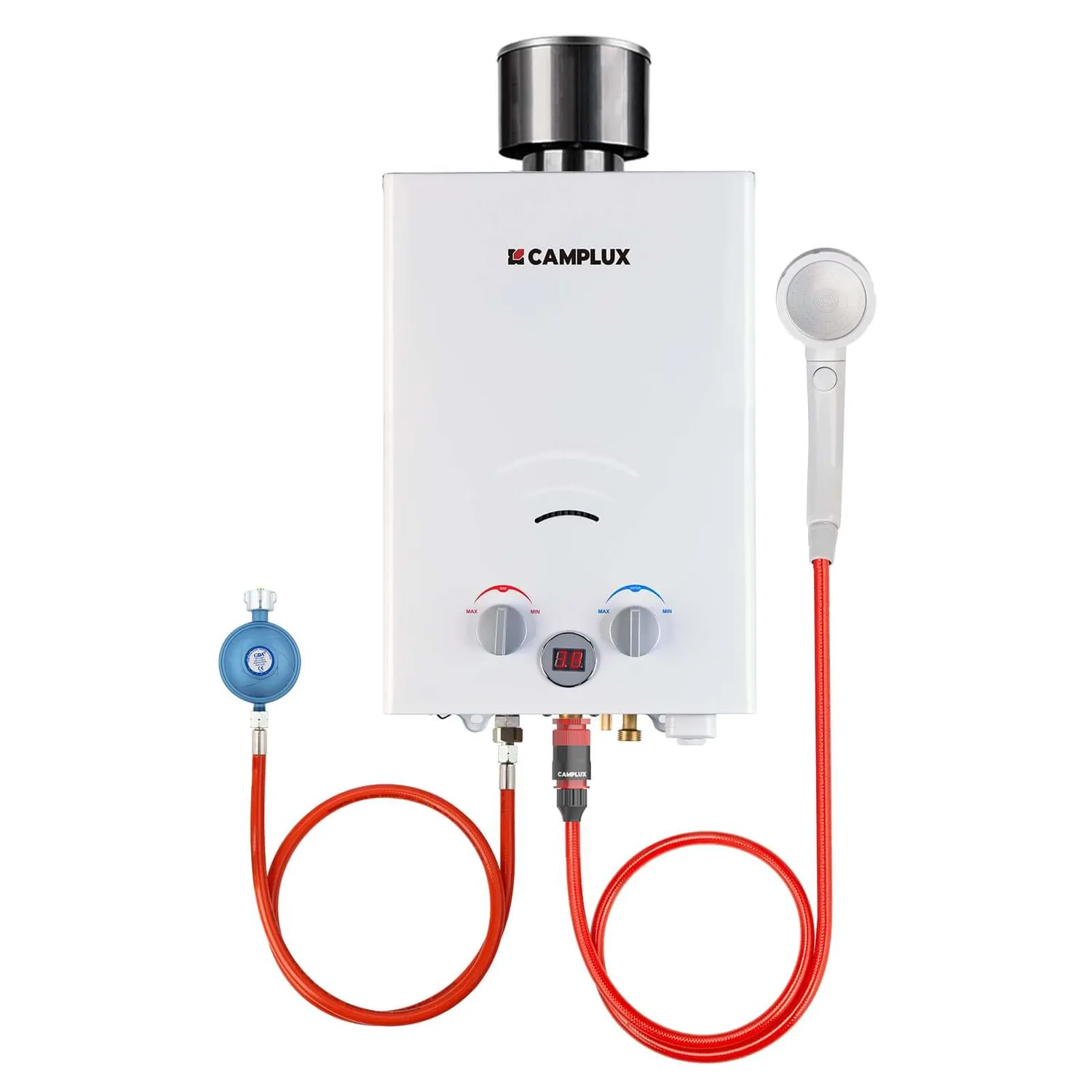 Camplux BW158C chauffe-eau gaz 6 l 50 mbar blanc