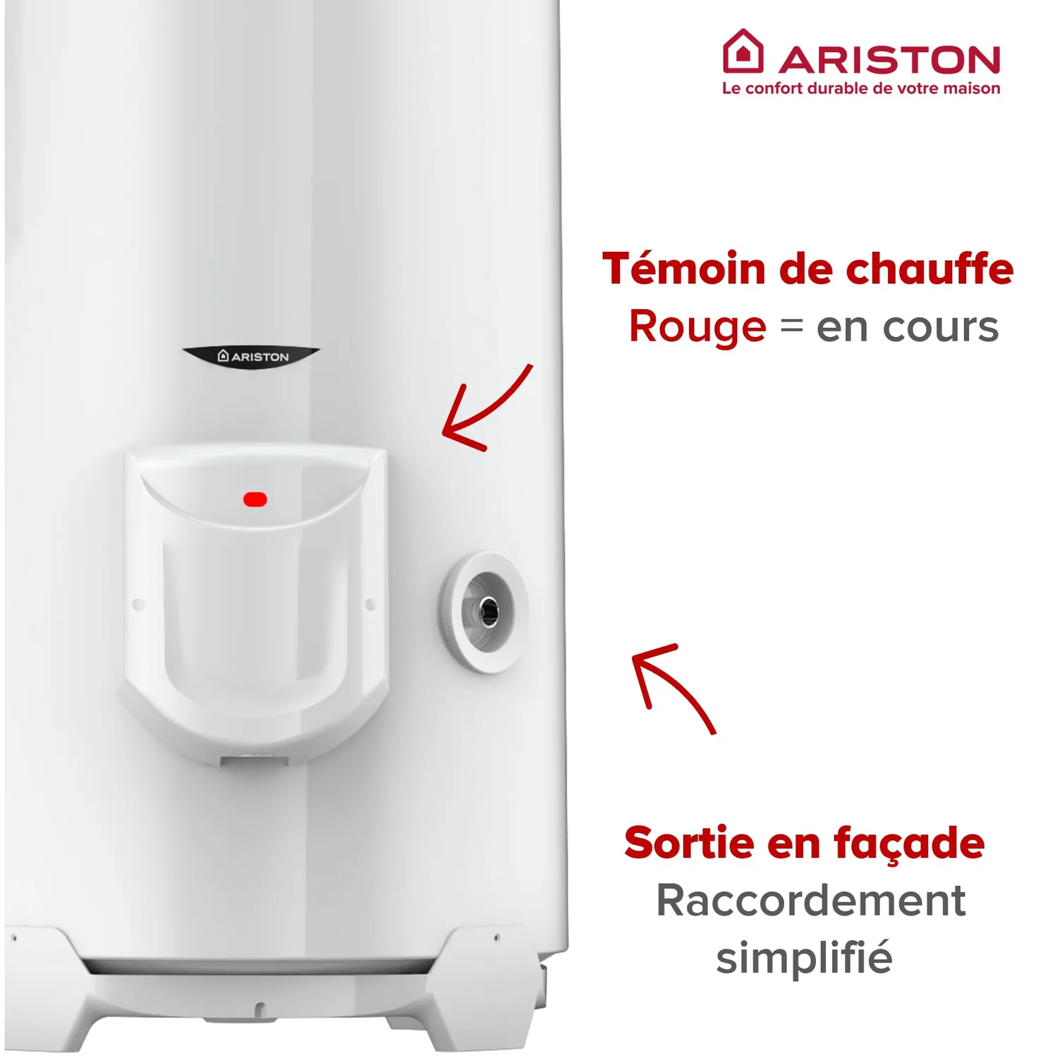 Ariston Sagéo 300L chauffe-eau sol stéatite eau calcaire