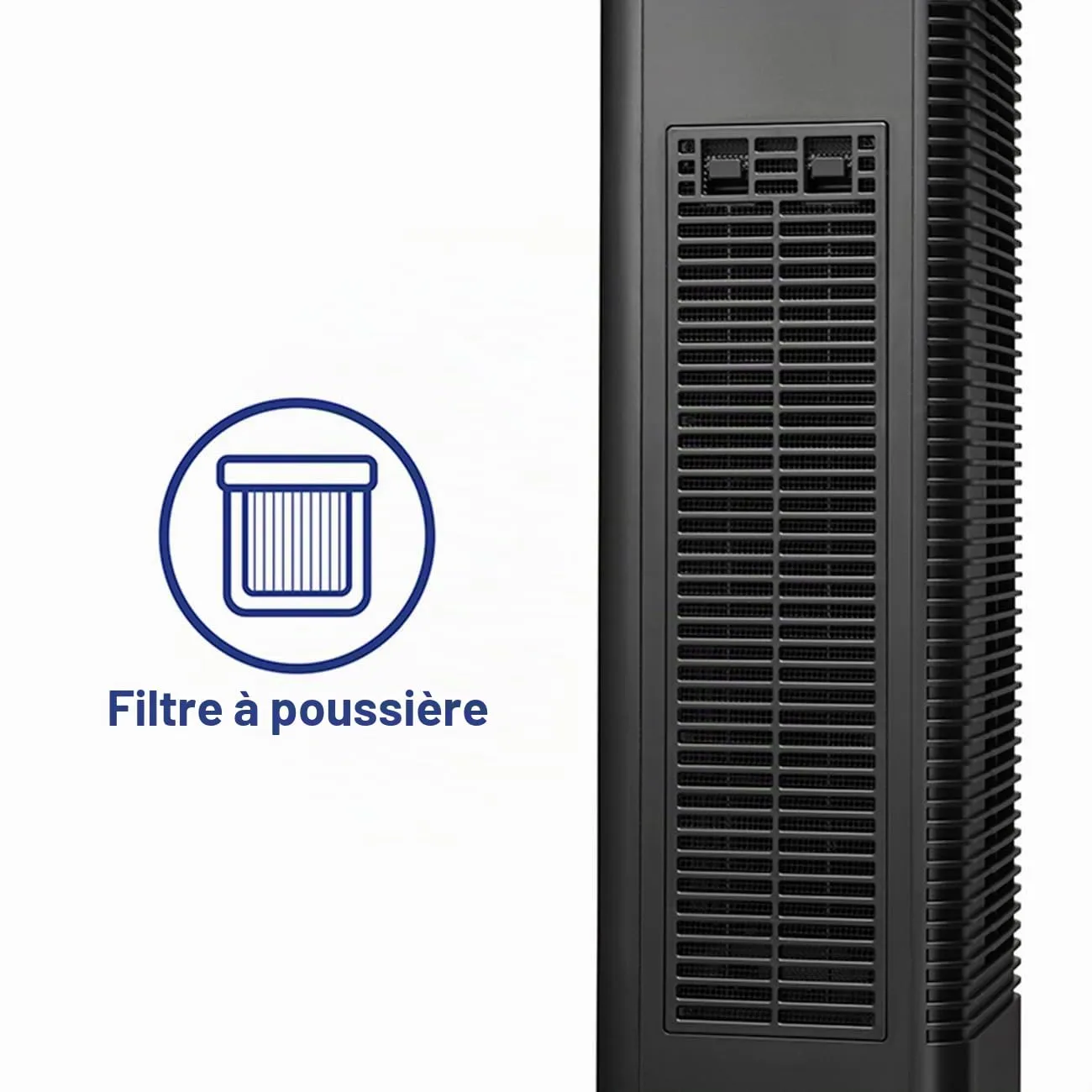 Clean Air Optima CA-904 radiateur soufflant céramique noir 2000W