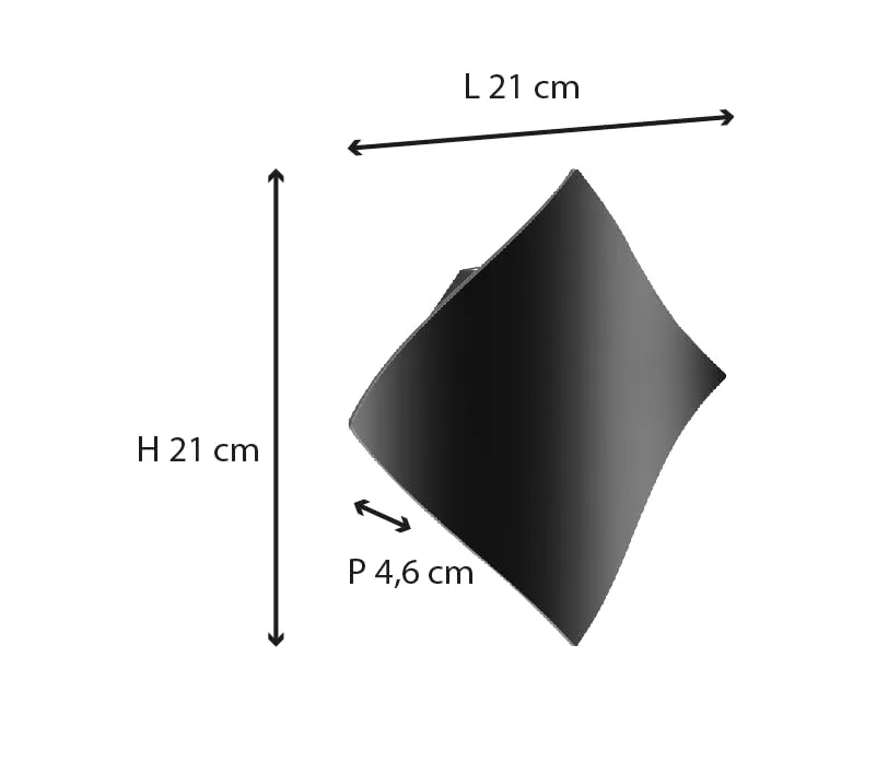 Voltman Ubud VOM069315 applique filaire 1000lm noire