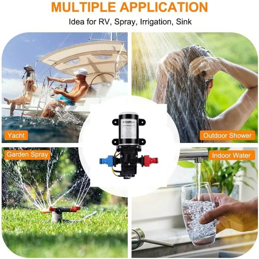 Camplux JK-3206 pompe à eau 12V 65 PSI 6 L/min