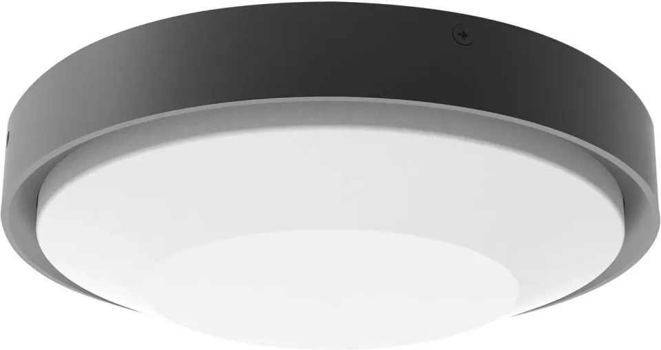 Voltman hublot extérieur LED noir 1800lm 3000K IP65