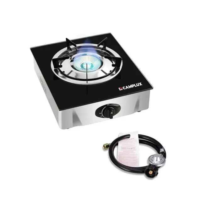Camplux 9500 BTU réchaud gaz 1 feu verre trempé propane