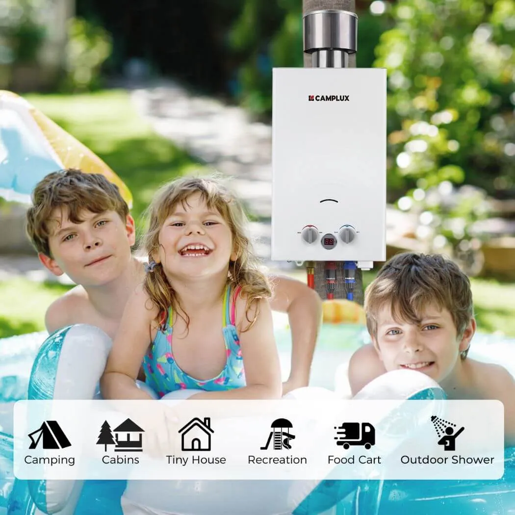 Camplux BW264C chauffe-eau gaz 10L avec pare-pluie classe A+
