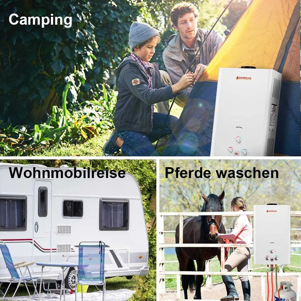 Camplux BW422GR-DE chauffe-eau gaz 16 L 50 mbar