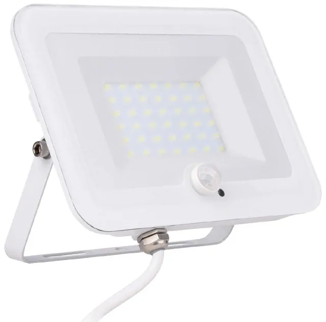 Voltman projecteur plat blanc 3000 lm détecteur IP65