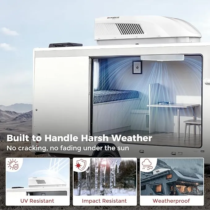 Camplux 15000 BTU climatiseur camping-car réversible télécommande R32