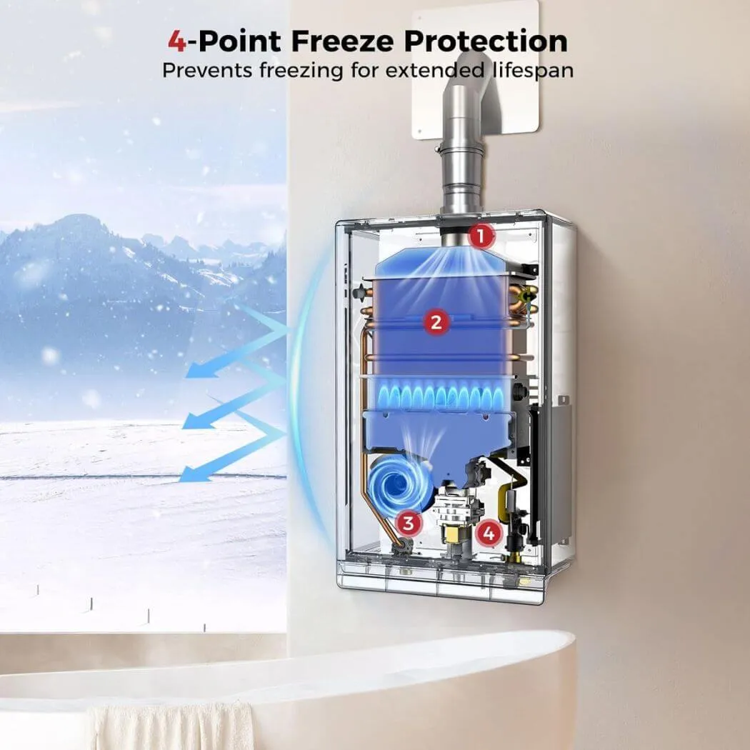 Camplux Climatech-7 chauffe-eau gaz sans réservoir 6,86 GPM