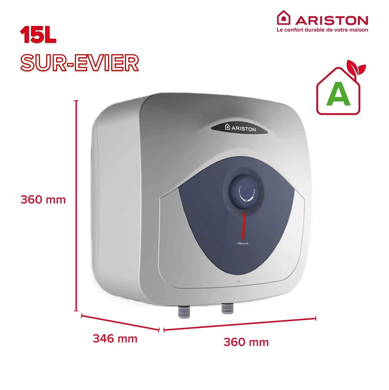 Ariston Hotpoint Blu Evo RS 15L chauffe-eau sur-évier