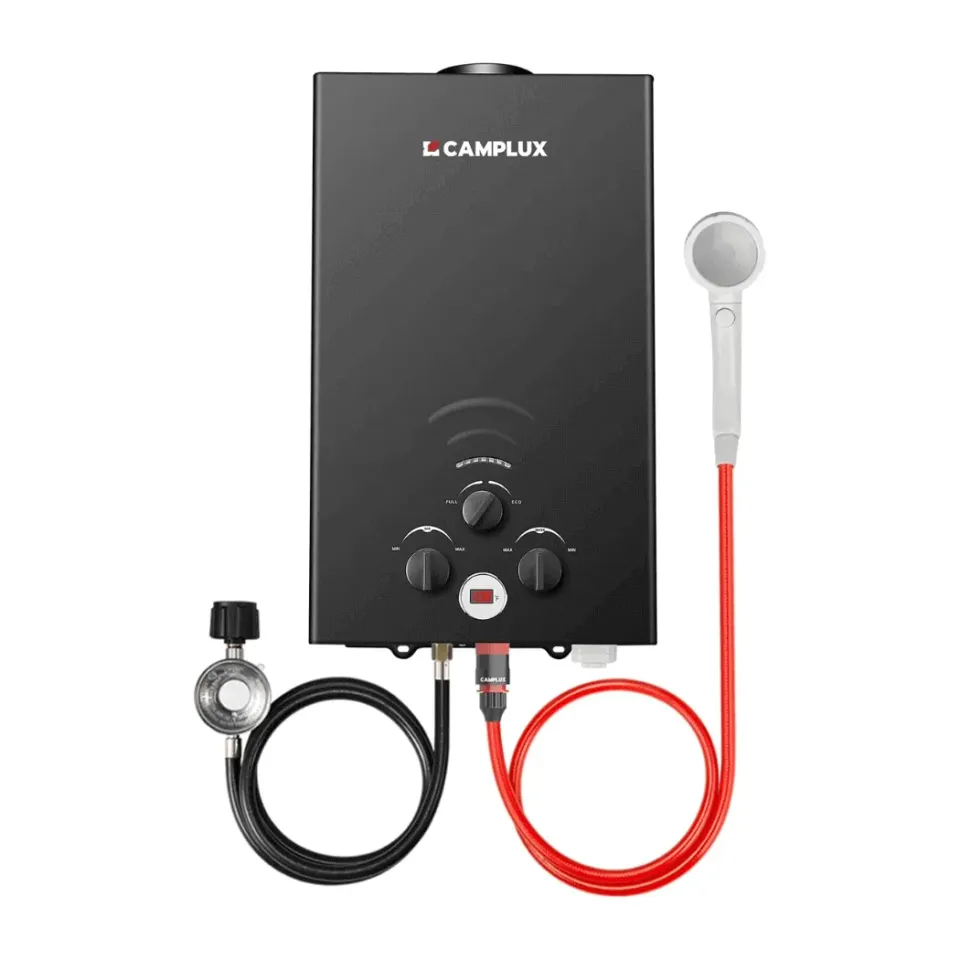 Camplux chauffe-eau gaz portable 2,64 GPM blanc digital