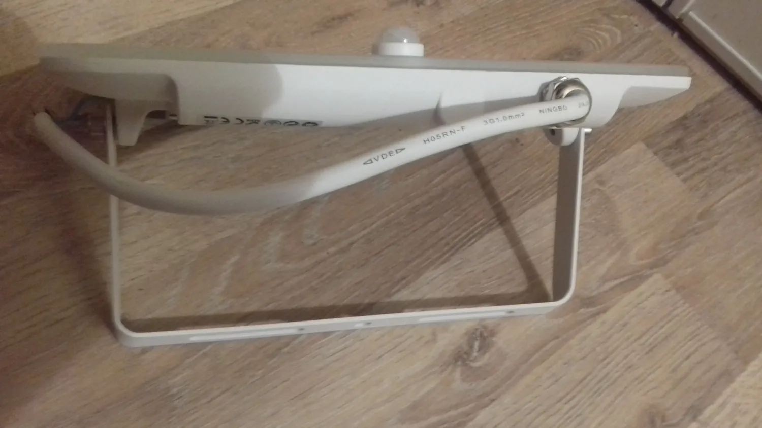 Voltman projecteur LED plat blanc 50W détecteur IP65