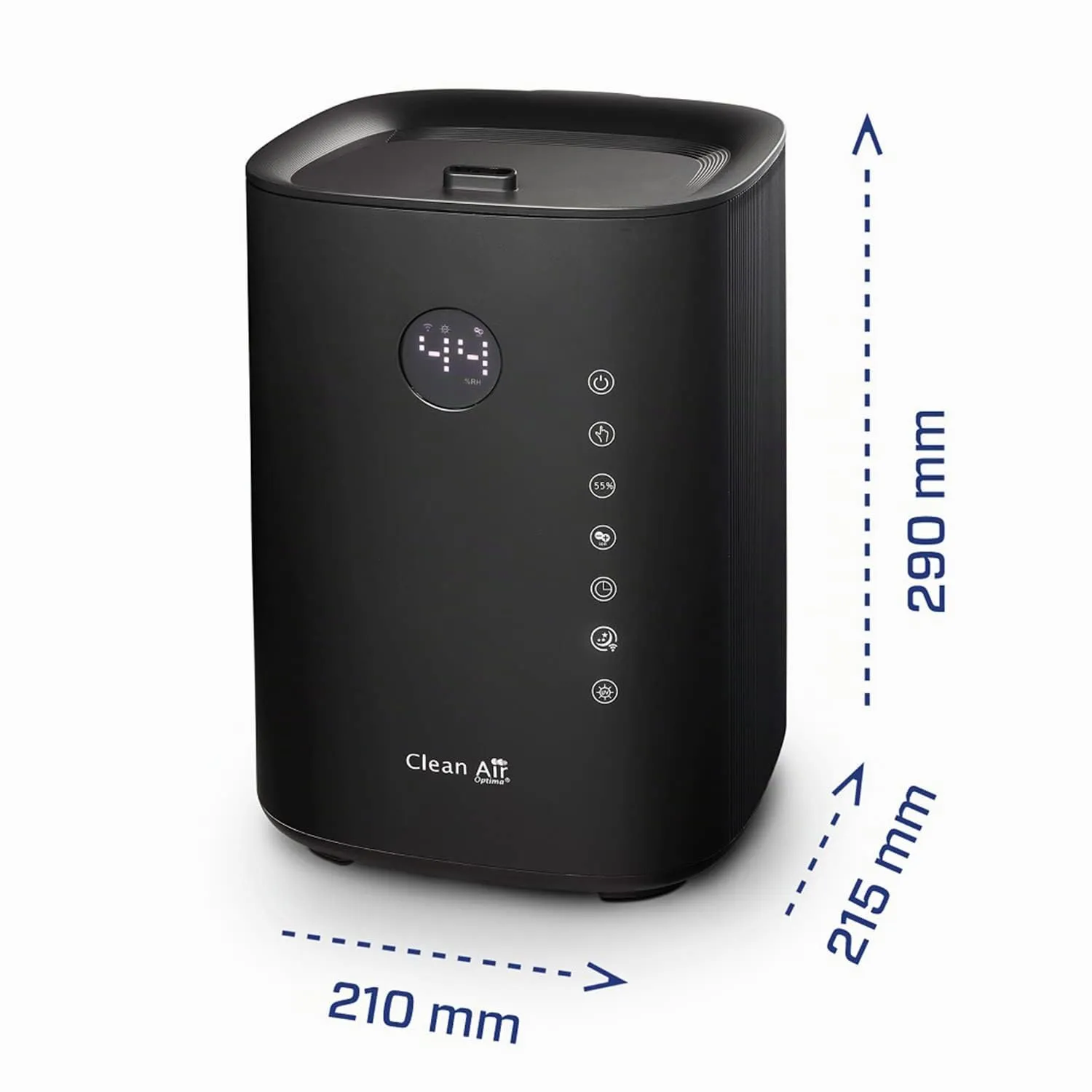Clean Air Optima CA-604 humidificateur noir 55 m² ultrason