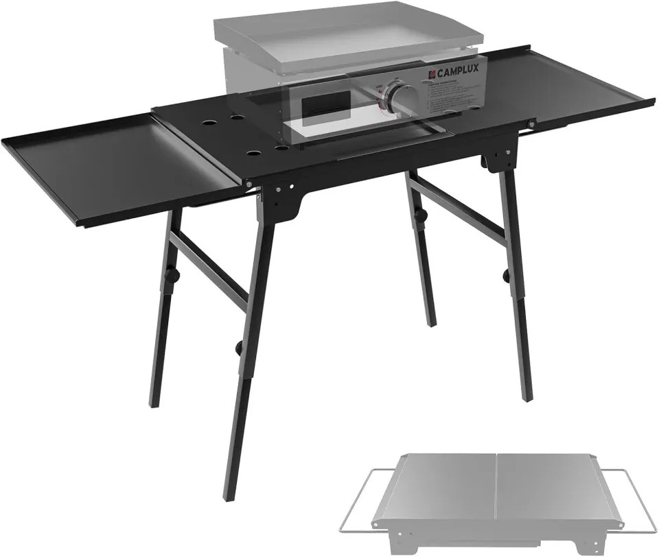 Camplux support plancha pliable 17-22 pouces réglable