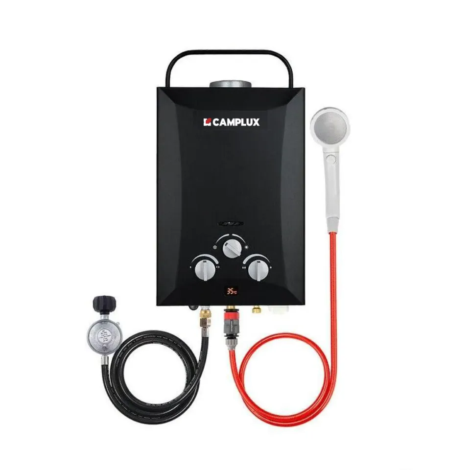 Camplux 8L chauffe-eau gaz portable douchette 8L/min basse pression