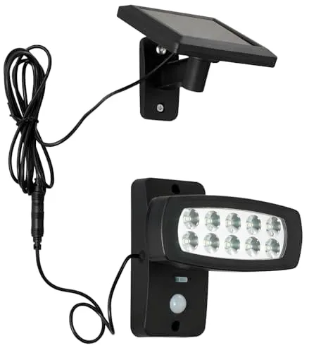 Voltman DIO065023 applique solaire détecteur noir 150 lm