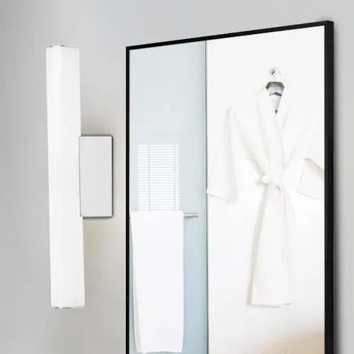 Voltman 30 cm applique salle de bain LED chrome 4000K IP44