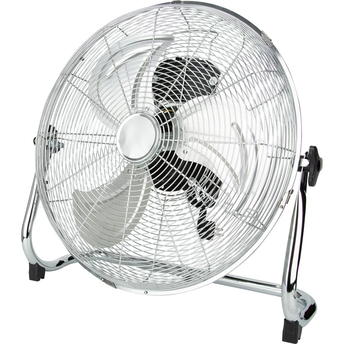 Voltman ventilateur brasseur d'air 45 cm chrome 1750 m3/h
